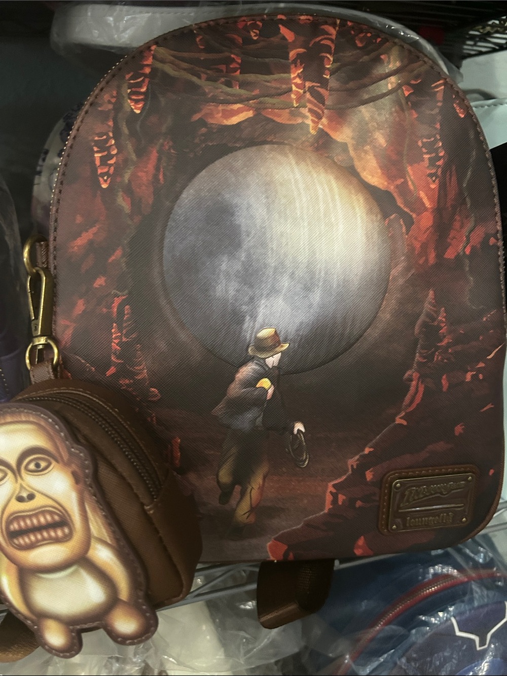 Loungefly Brown Moonlit Adventure Printed Backpack